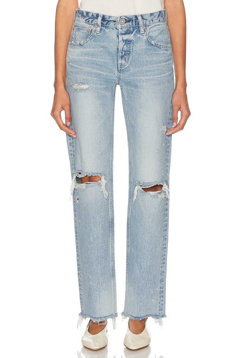 Moussy Vintage Odessa Straight Low Rise Jean