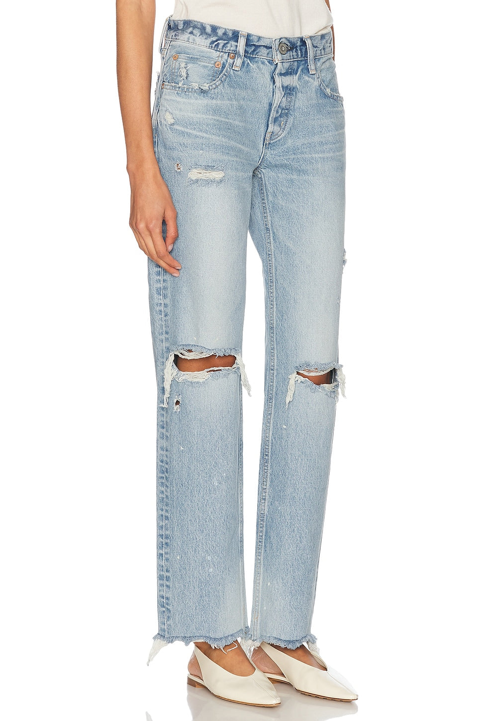 Moussy Vintage Odessa Straight Low Rise Jean