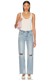 Moussy Vintage Odessa Straight Low Rise Jean