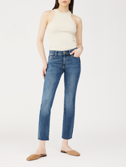 DL1961 Mara Straight Mid Rise Instasculpt Ankle Jean