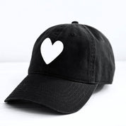 Kerri Rosenthal Heart Patch Baseball Hat