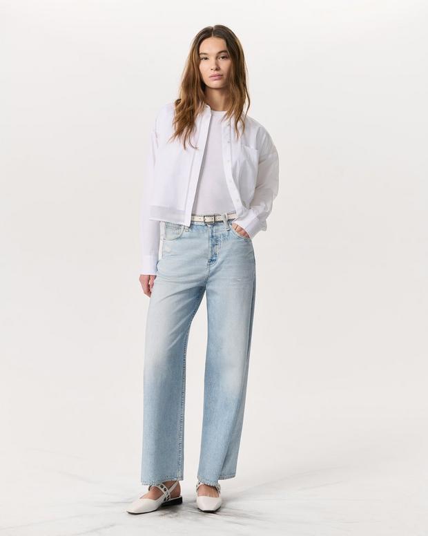 Rag & Bone Miramar Terry Sofie Ankle Pants in Meadow Blue