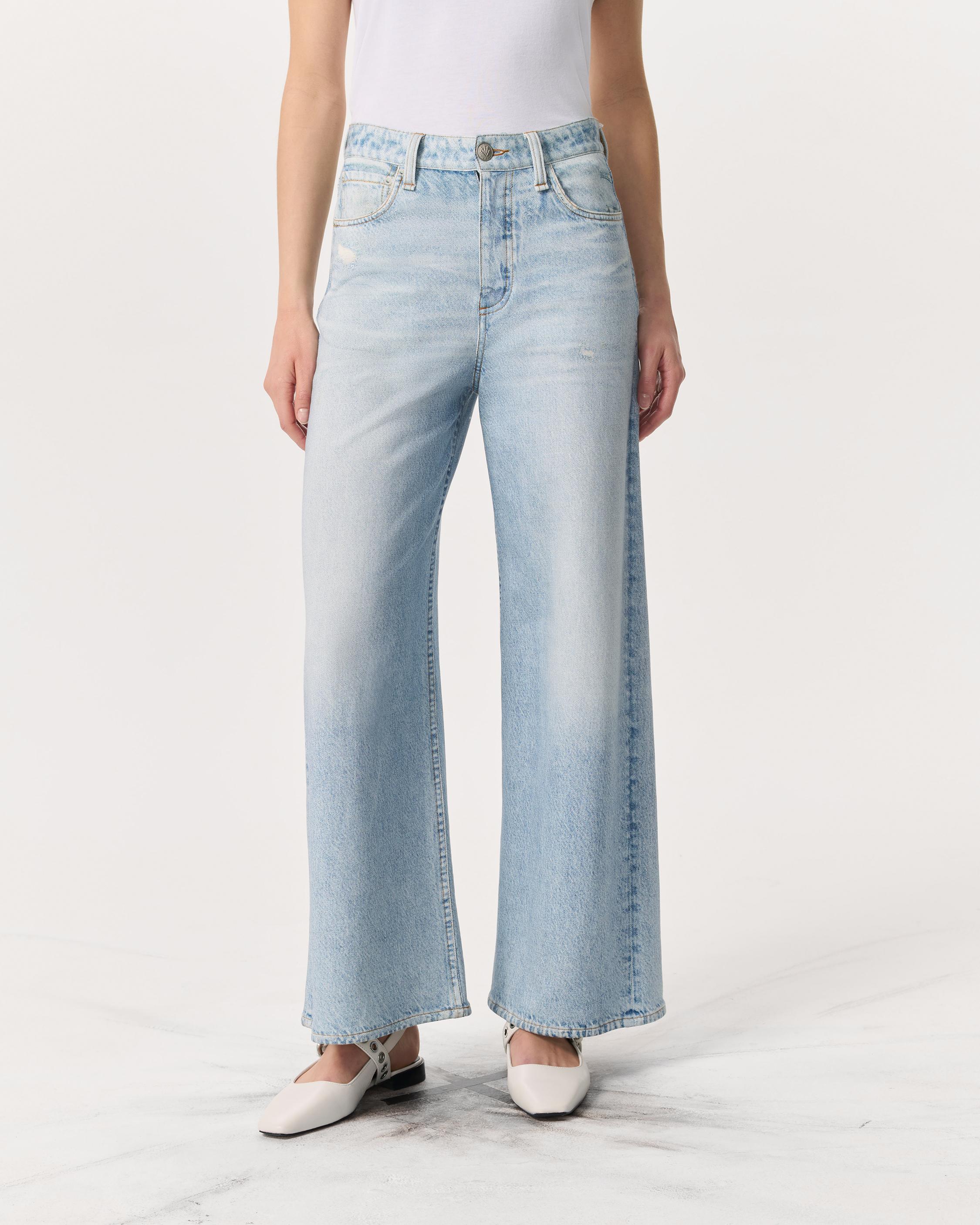 Rag & Bone Miramar Terry Sofie Ankle Pants in Meadow Blue