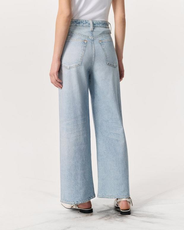 Rag & Bone Miramar Terry Sofie Ankle Pants in Meadow Blue