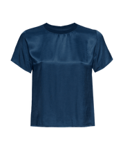 Nation Marie Satin Boxy Crop Top