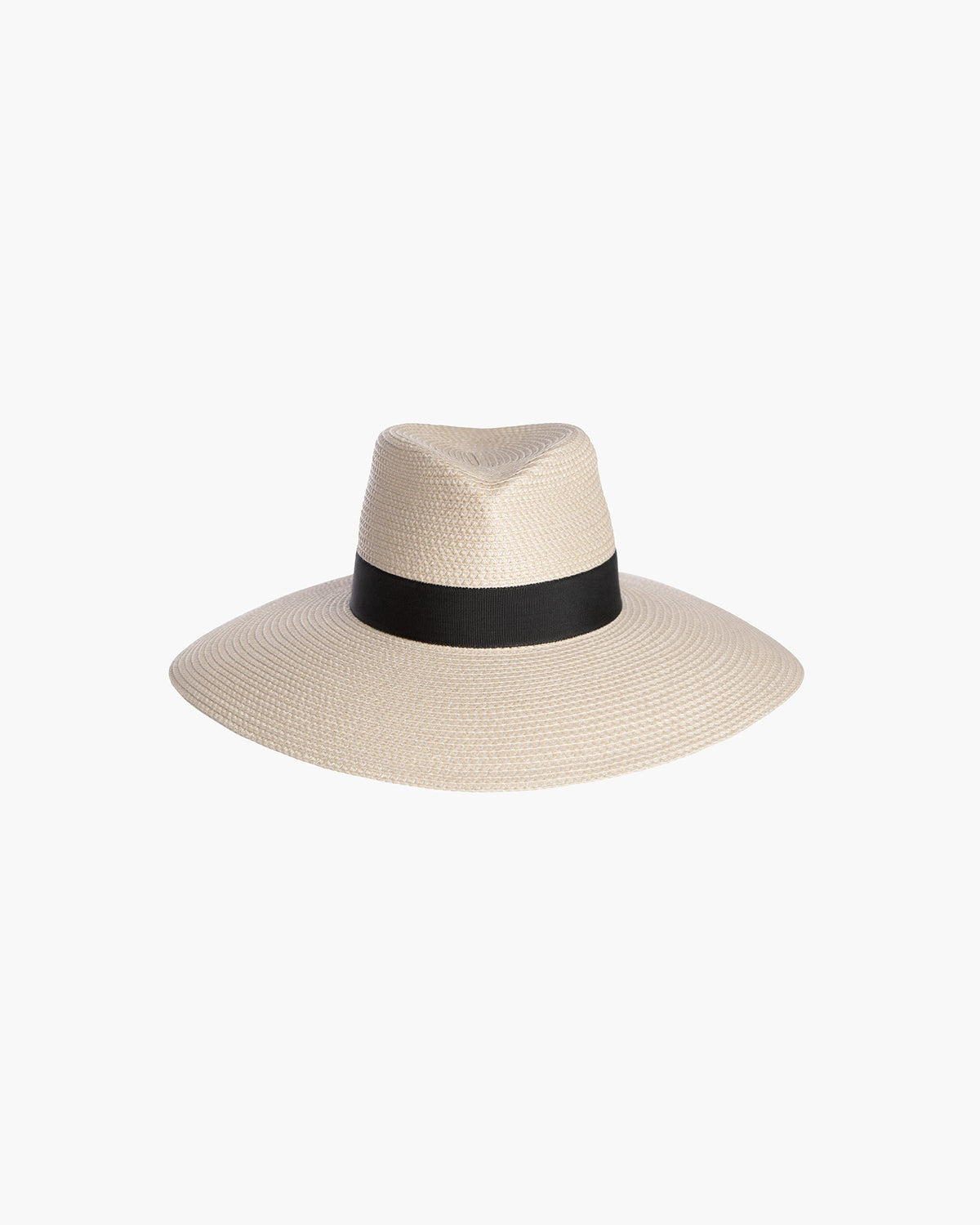 Eric Javits DAPHNE FEDORA HAT - CREAM/BLACK