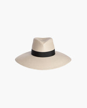 Eric Javits DAPHNE FEDORA HAT - CREAM/BLACK