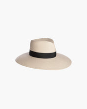 Eric Javits DAPHNE FEDORA HAT - CREAM/BLACK