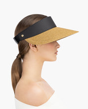 Eric Javitz Champ II Visor in Natural/Black