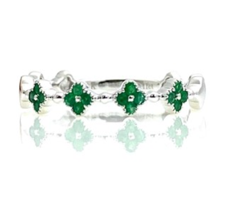 Green Clover Ring