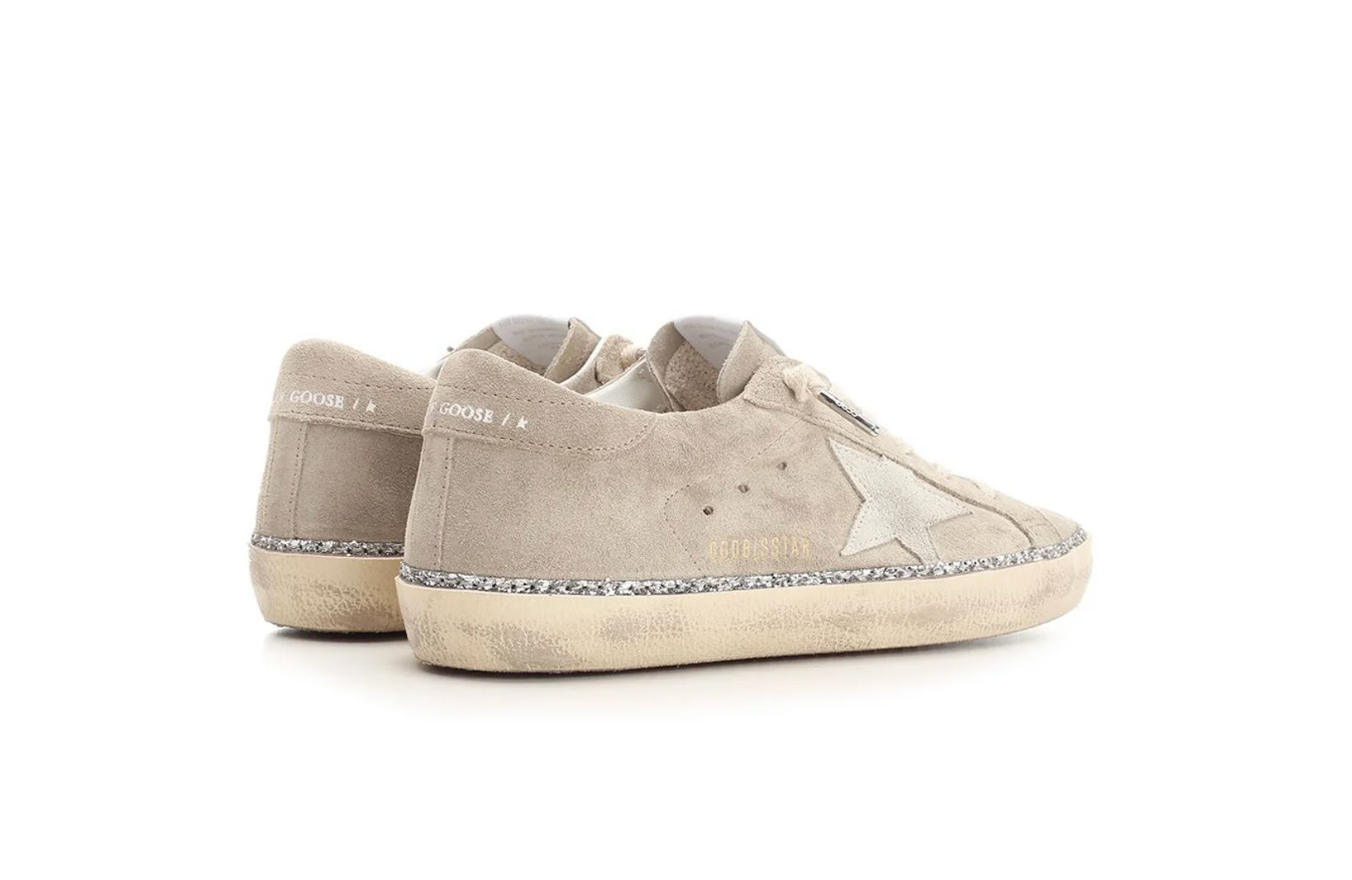 Golden Goose Super Star Glitter Edge Shoes