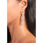 Nickho Rey Spark Earrings in White Rhodium