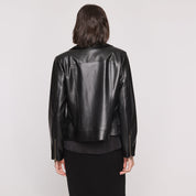 Cashmere Project Vegan Leather and Suede Moto