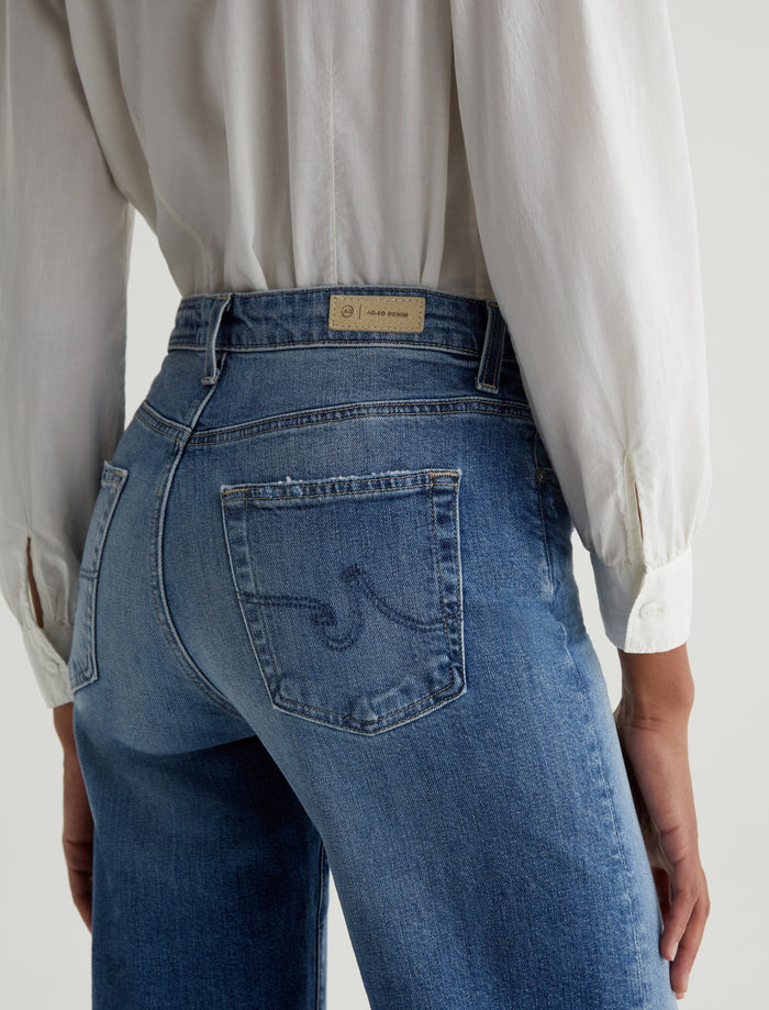 AG Saige Wide Leg Crop Jean in 16 YRS POSTCARD