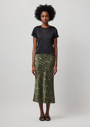 ATM Silk Blend Crew Neck Tee