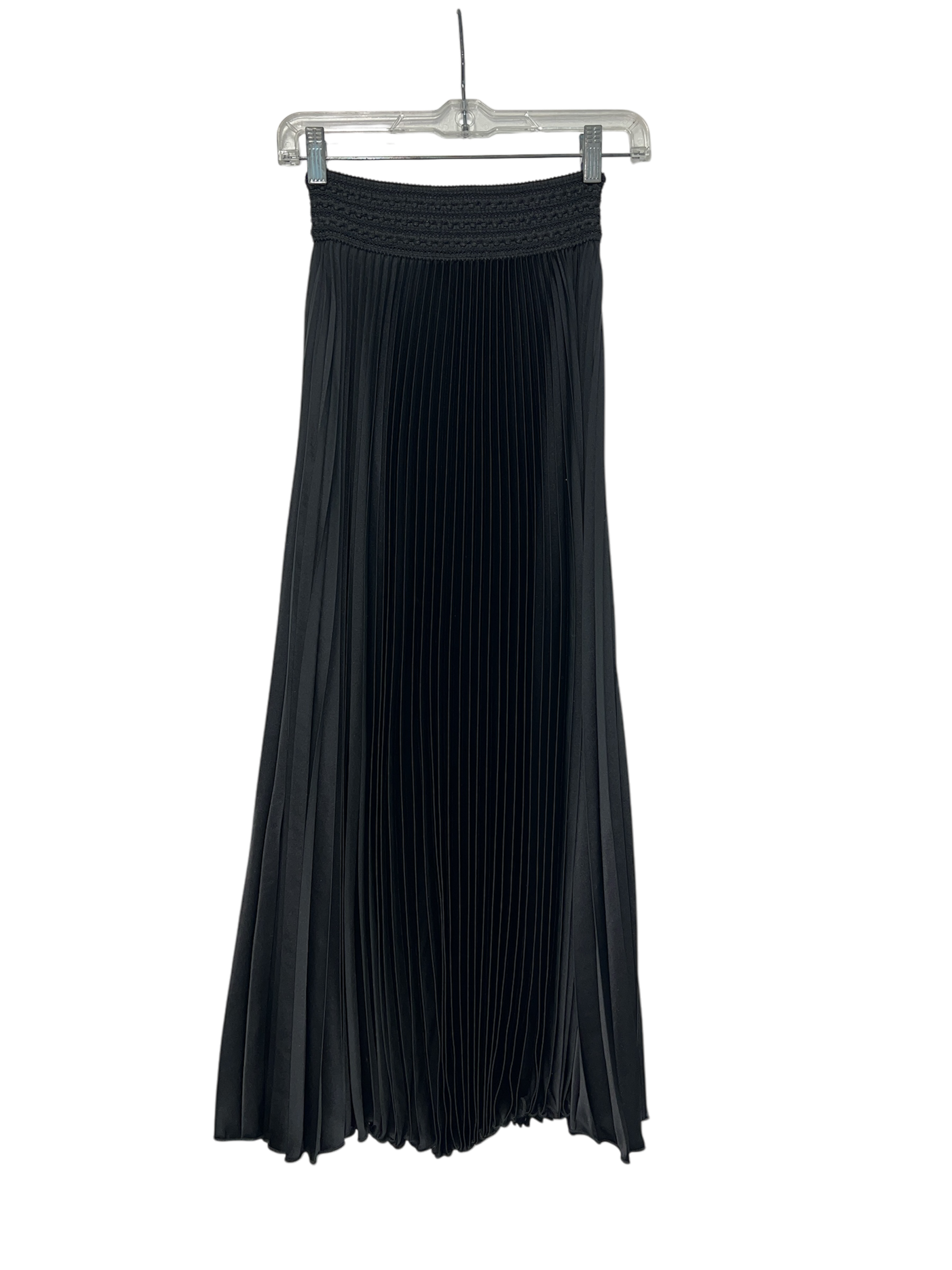 Loyd Ford Satin Midi Skirt (Tux Band)