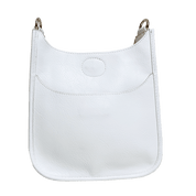 White Mini Messenger Handbag (STRAP SOLD SEPARATELY)