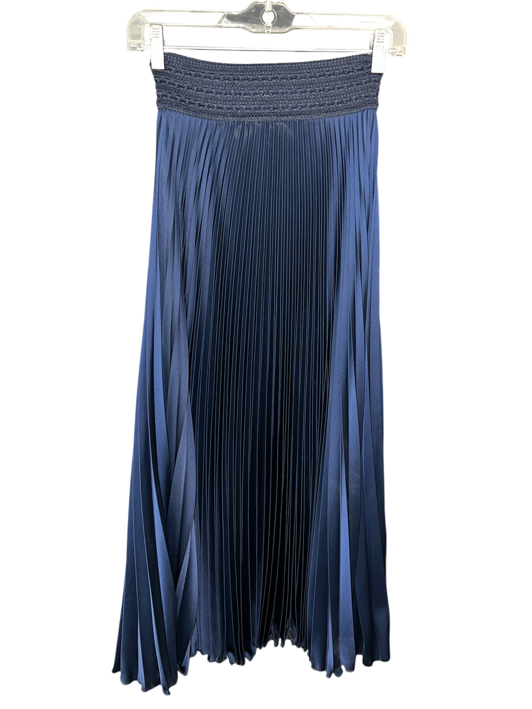 Loyd Ford Satin Midi Skirt (Tux Band)