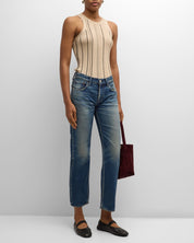 Moussy Vintage Minneola Straight Low Rise Jean