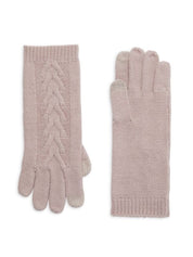 Cashmere Cable-Knit Tech Gloves