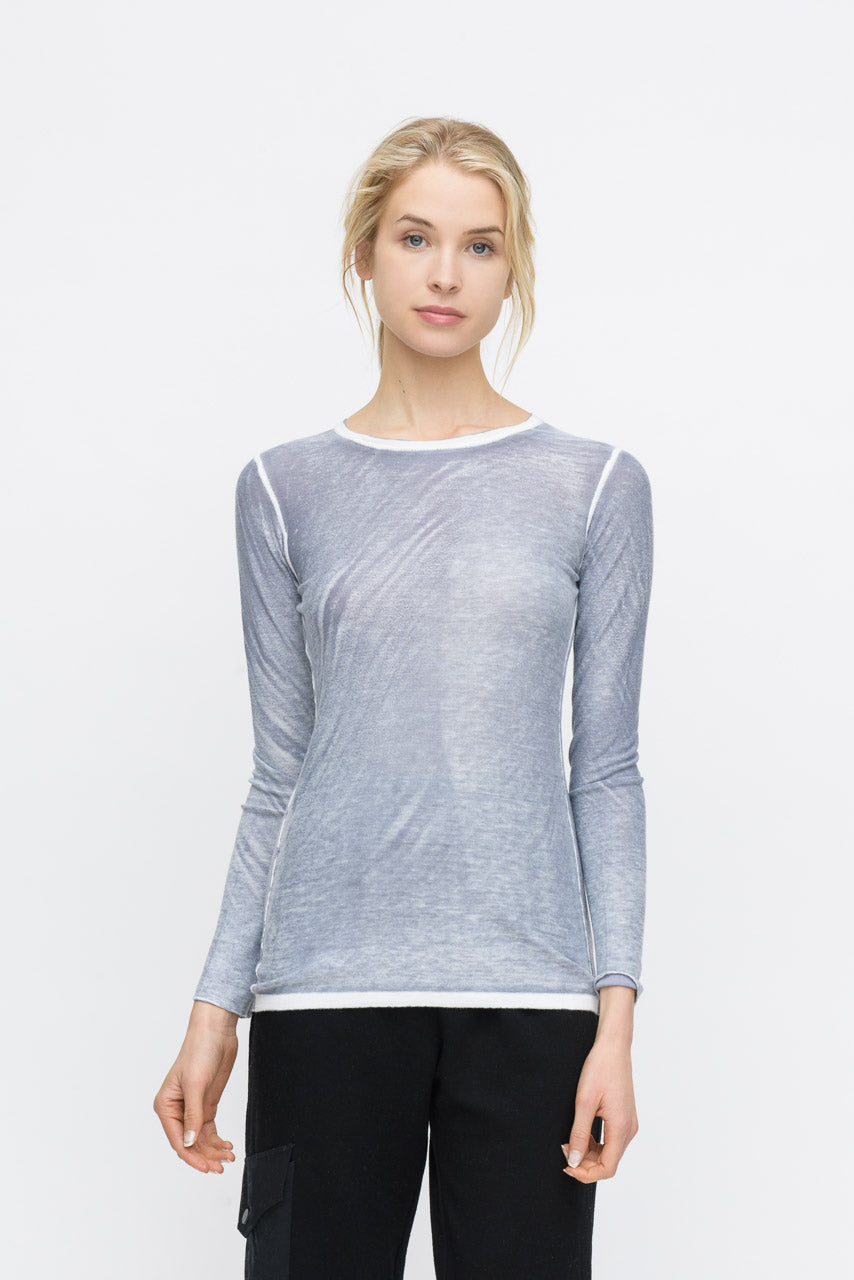 Kokun Overdyed Fitted Crew L/S Tee