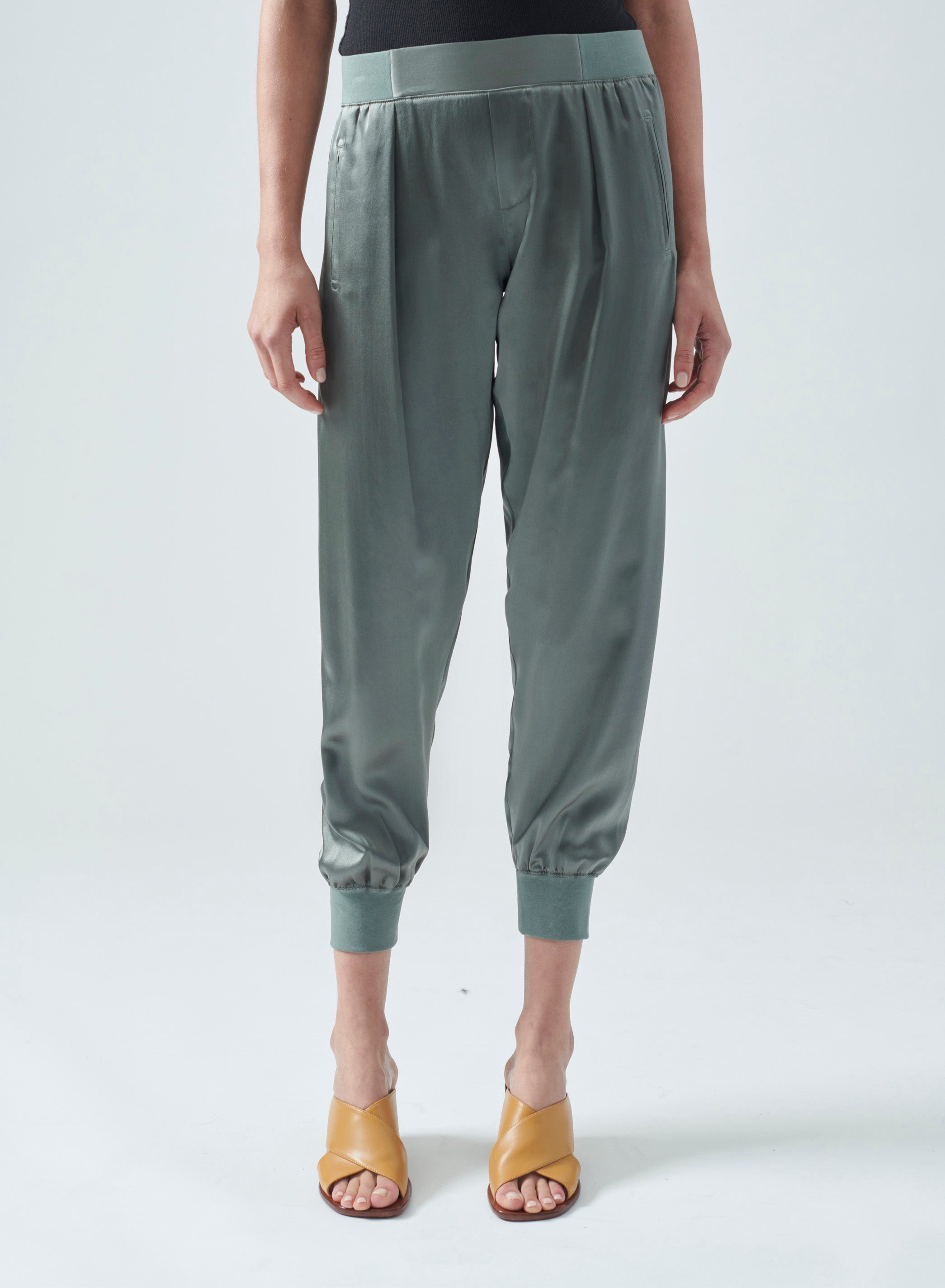 ATM Silk Charmeuse Jogger