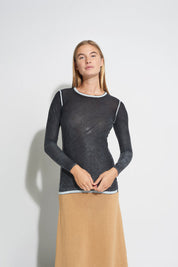 Kokun Overdyed Fitted Crew L/S Tee