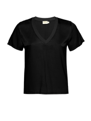 Nation June Satin V Neck Top