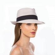 Eric Javitz Squishee Classic Hat in Cream/Black