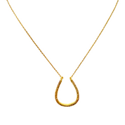 S.Row Designs Diamond Horseshoe Necklace