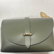 Genuine Italian Leather Small Crossbody Bag