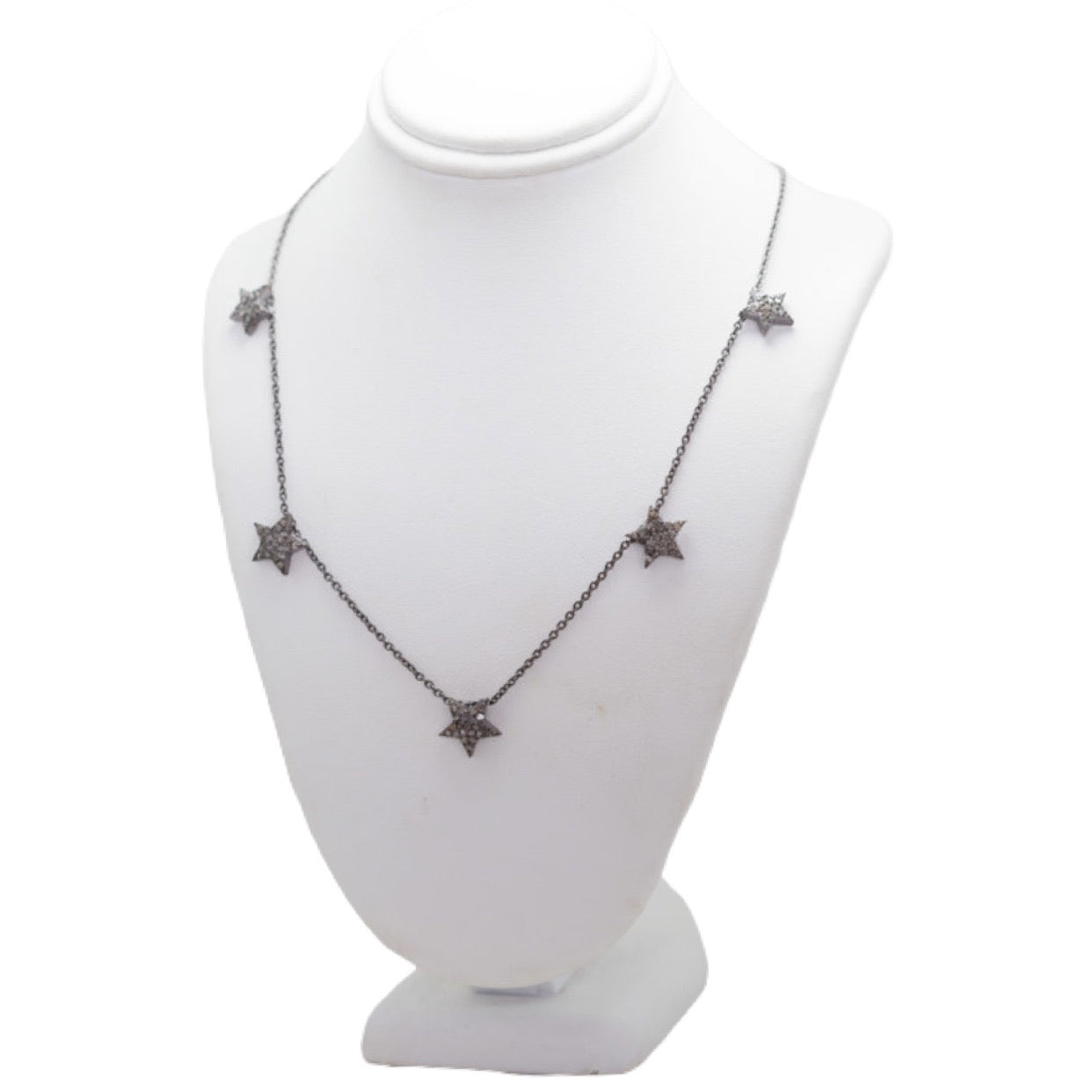 S.Row Designs Diamond Five Star Necklace
