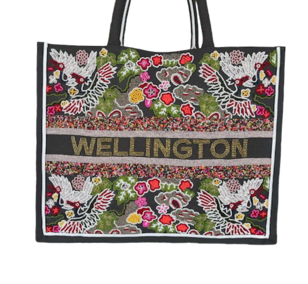 Beaded Wellington Large Tote