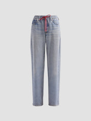 Rag & Bone Miramar Terry Drawcord Wide Leg in Brighton