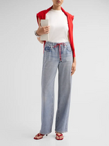 Rag & Bone Miramar Terry Drawcord Wide Leg in Brighton