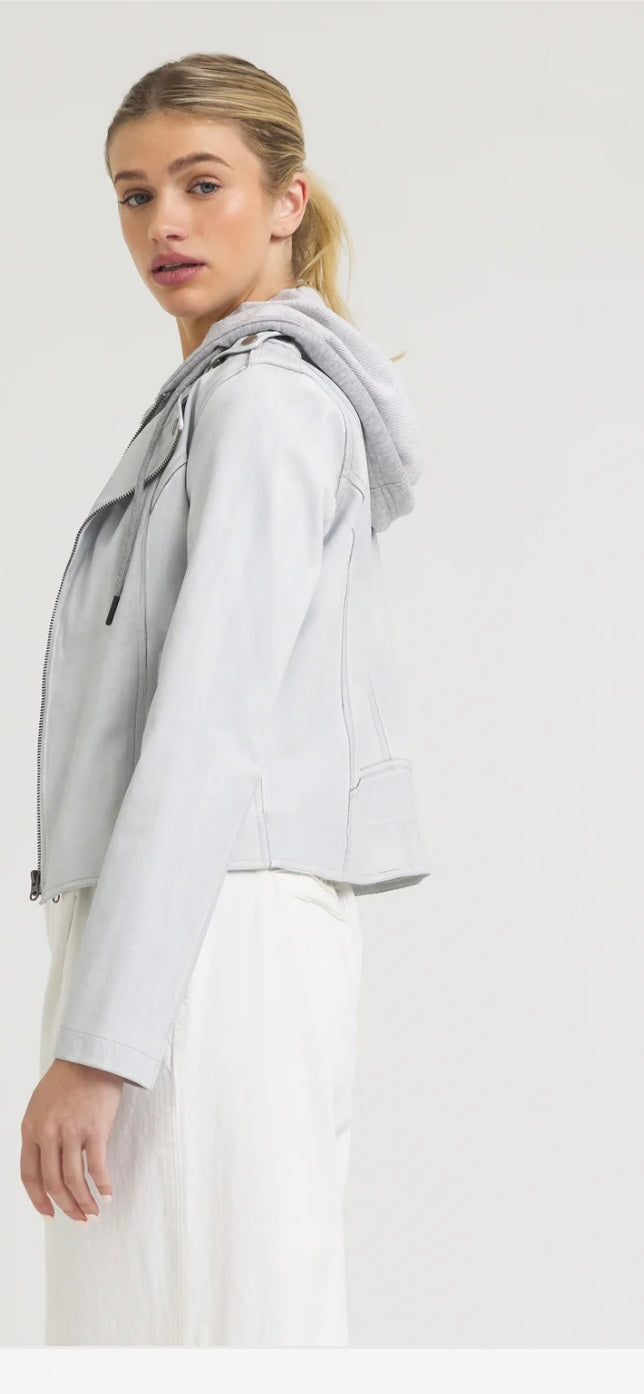 Jakett Molly Burnished Hooded Moto