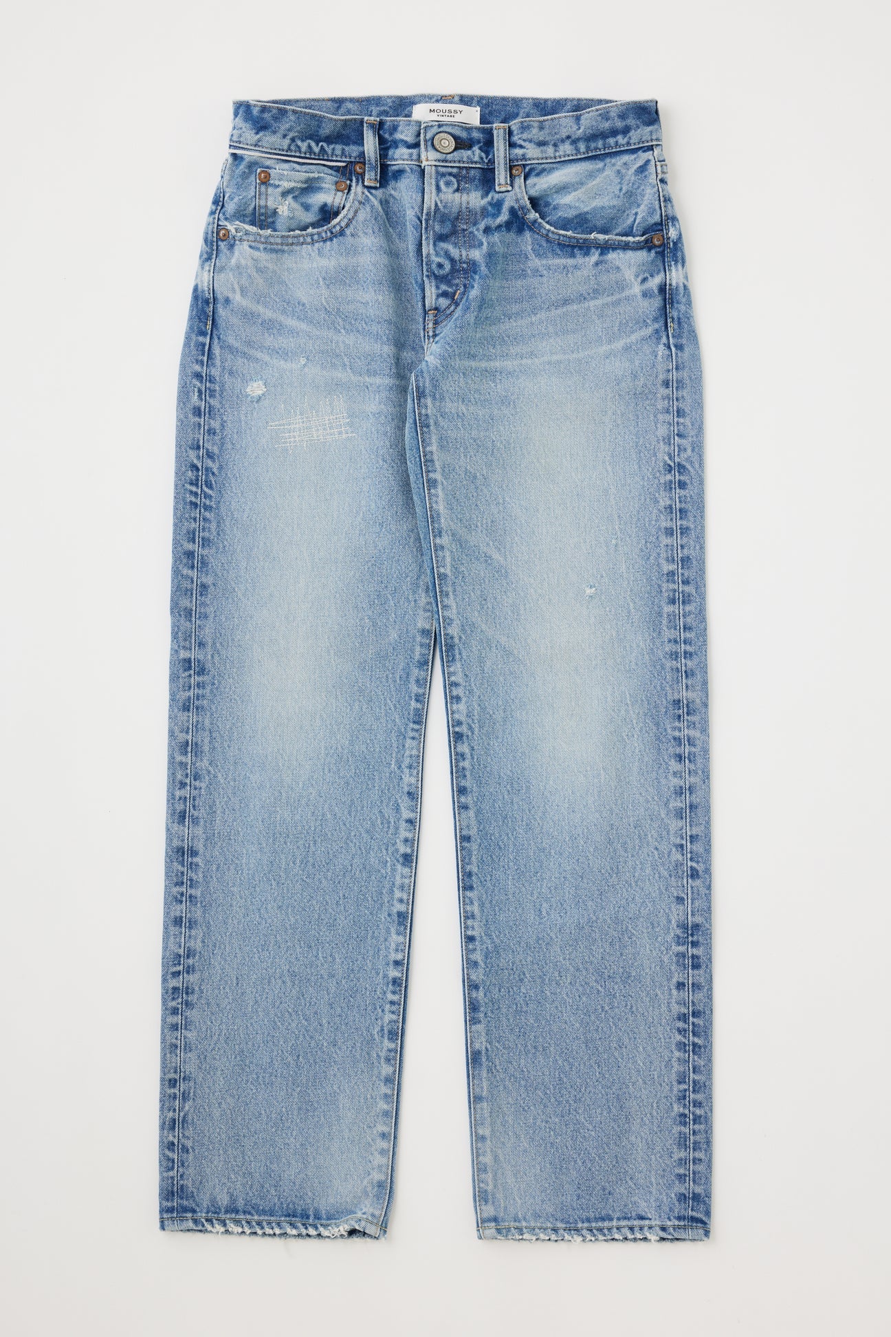 Moussy Vintage Bostonia Low Rise Straight Jean