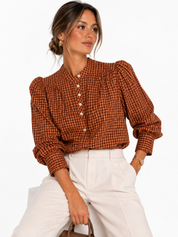 KMJ Bon Voyage Puff Sleeve Shirt