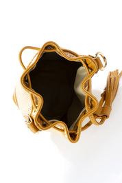 The Capri Raffia Bucket Crossbody