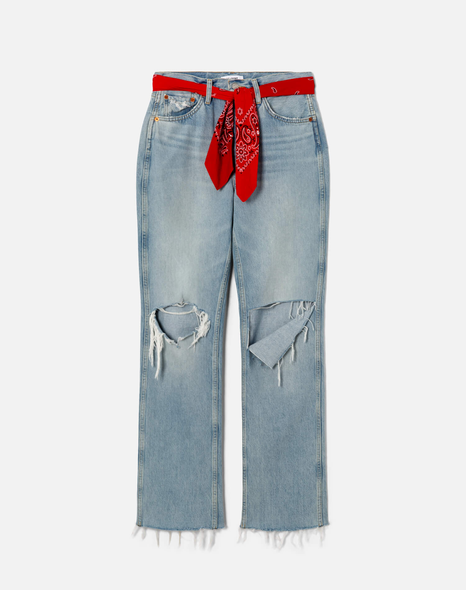 RE/DONE 908 High Rise Loose with Bandana Jean