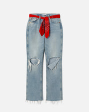 RE/DONE 908 High Rise Loose with Bandana Jean