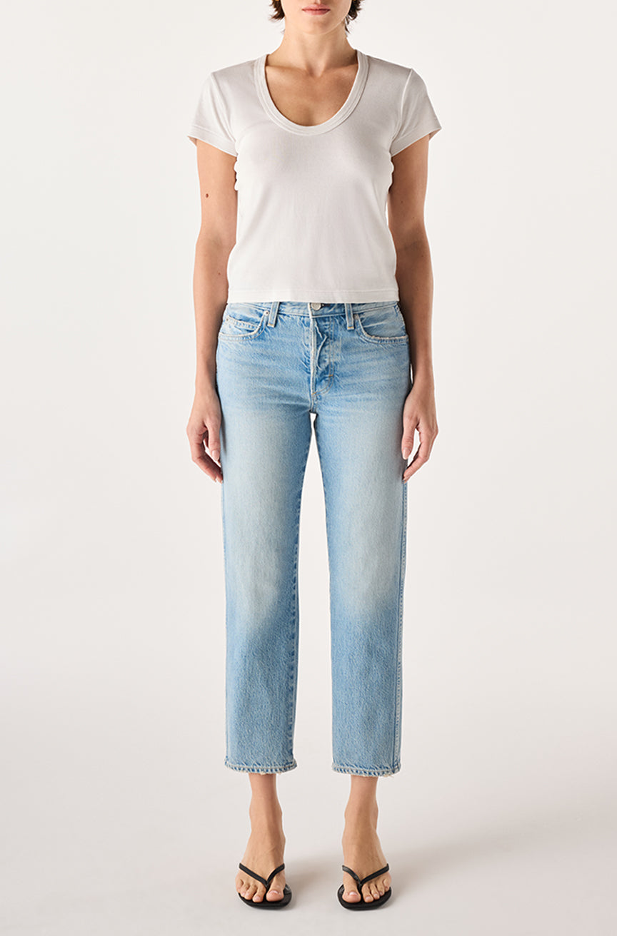 AMO 143 Straight Crop Jean