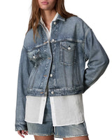 Rag & Bone Miramar Terry Trucker Jacket