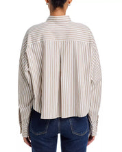 Rag & Bone Marin Striped Combo Shirt