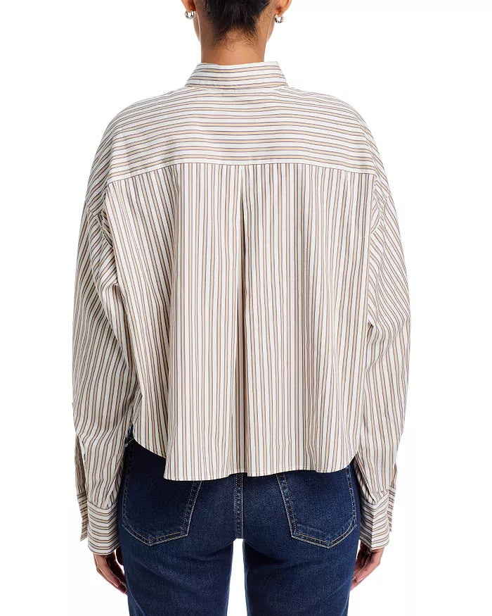 Rag & Bone Marin Striped Combo Shirt