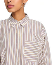 Rag & Bone Marin Striped Combo Shirt