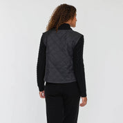 Cashmere Project Mixed Media Zip Jacket