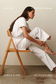 AMO Robbie Trouser in White