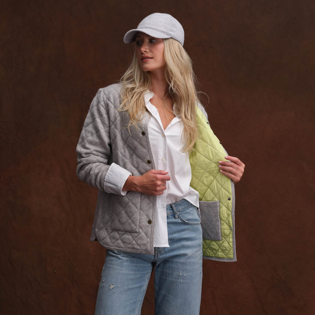 Cashmere Project Quilted Reversible Jacket