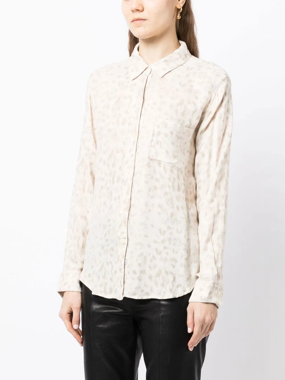 Rails Hunter Shirt in Ivory Ikat